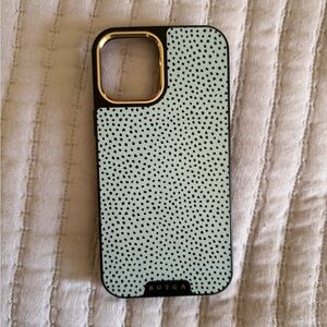 Burga Mint Black Polka Dot Phone Case
Fits IPhone 13 Pro Max